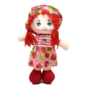 25 cm Kartun Kawaii Buah Rok Topi Boneka Kain Lembut Lucu Kain Boneka Mainan untuk Bayi Berpura-pura Bermain Gadis Ulang Tahun Hadiah Natal 10 boneka kolektor barbie penjualan terbaik - №