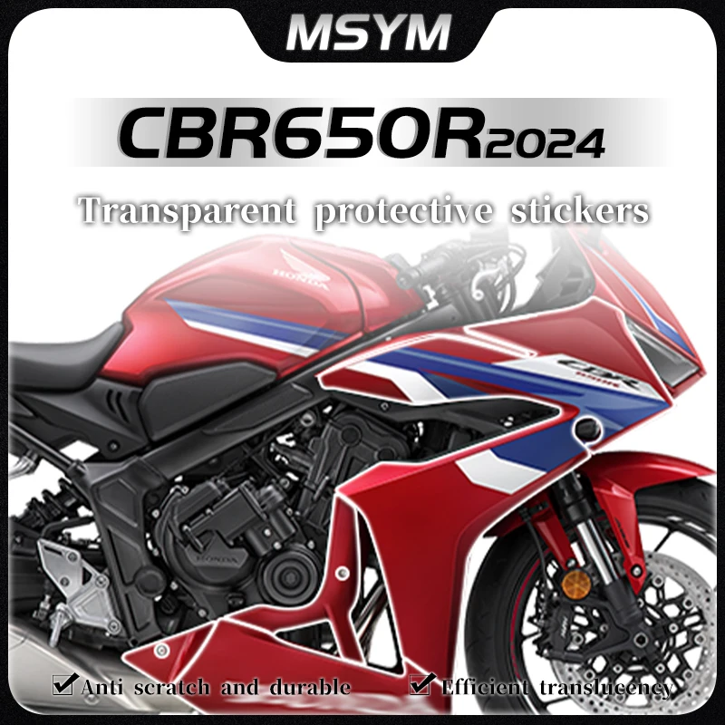 

For HONDA CBR650R CBR650 R 2024 Invisible car clothes motorcycle stickers, scratch covers stickers film stickers accessories