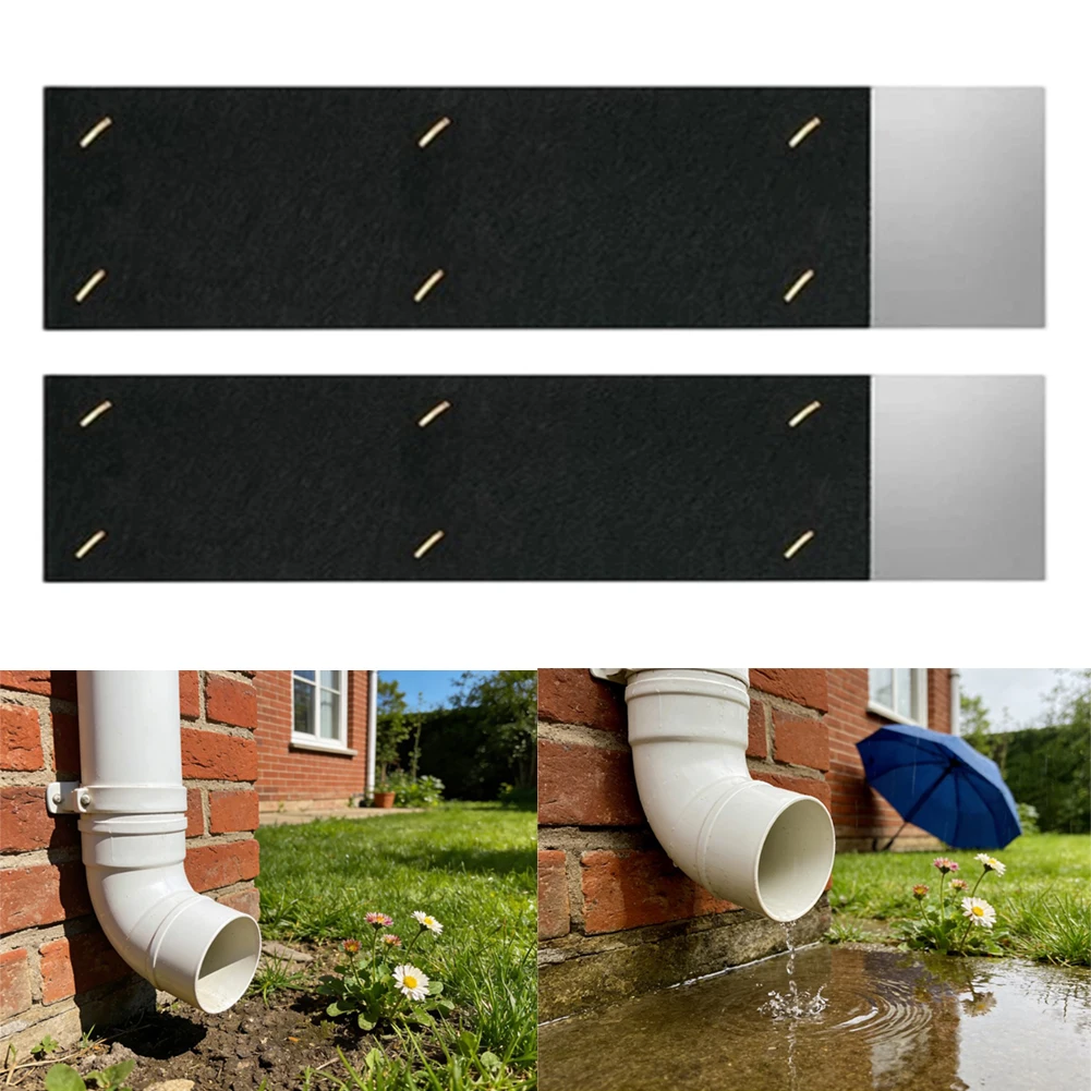 Gutter Inserts: Noise Reduction Solution For Peaceful Outdoor Spaces Rain Gutter Downpipe Muffler Portable Gutter Inser