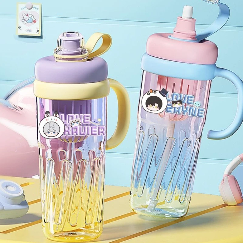Preventa por 5 Días: Taza de Té de 950ml con Diseño de Anime y Videojuegos Love and Deepspace, con los Personajes Caleb, Sylus, Rafayel, Zayne y Xavier, en Colores Contrastantes, Ideal para Regalo