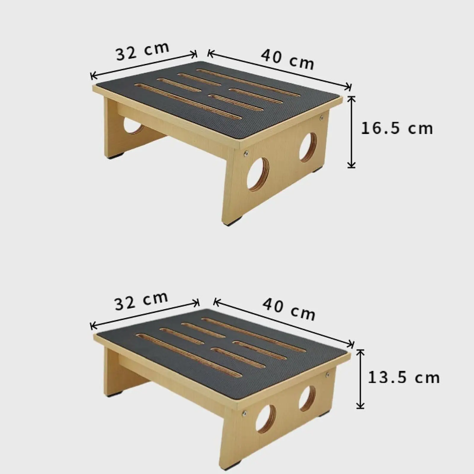 

Step Stool Anti Slip Footstool Under Desk Footrest for Office Indoor Outdoor