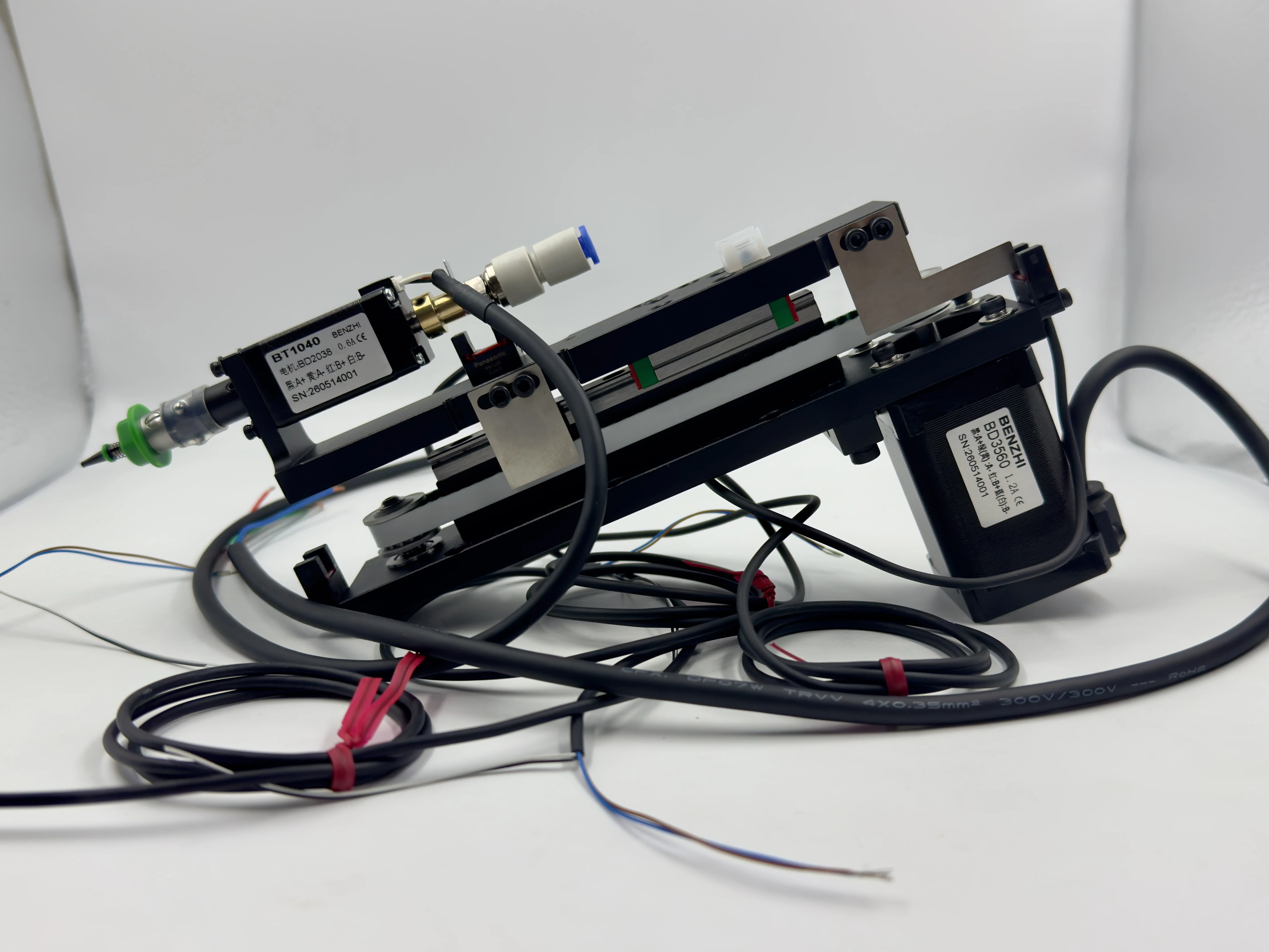 SMT DIY pick and place head with closed-loop stepper motor for tray handling and labeling T1-X50-Z3560-BT1040 - view 4