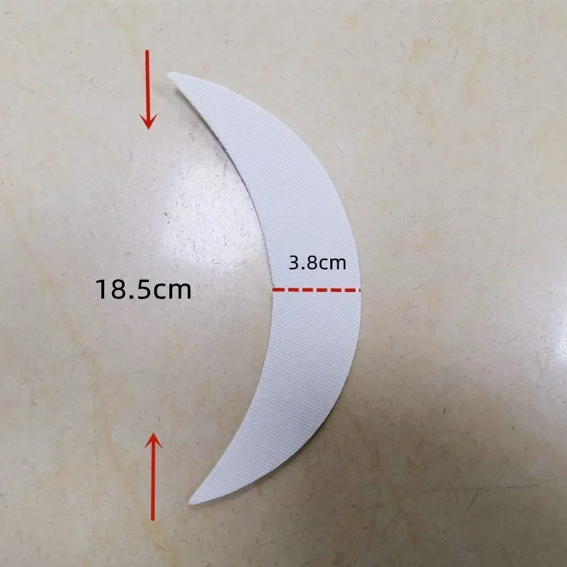 10pcs 3.8x18.5CM Flat Hat Visor DIY Accessory cap Brim Baseball Caps Shaper Inserts Sun Hat Shield