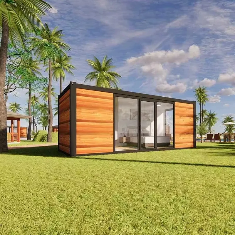 20ft 40ft حاوية منزل وحاوية مطبخ متنقلة حاوية جاهزة منزل 3 غرف نوم 2 حمام