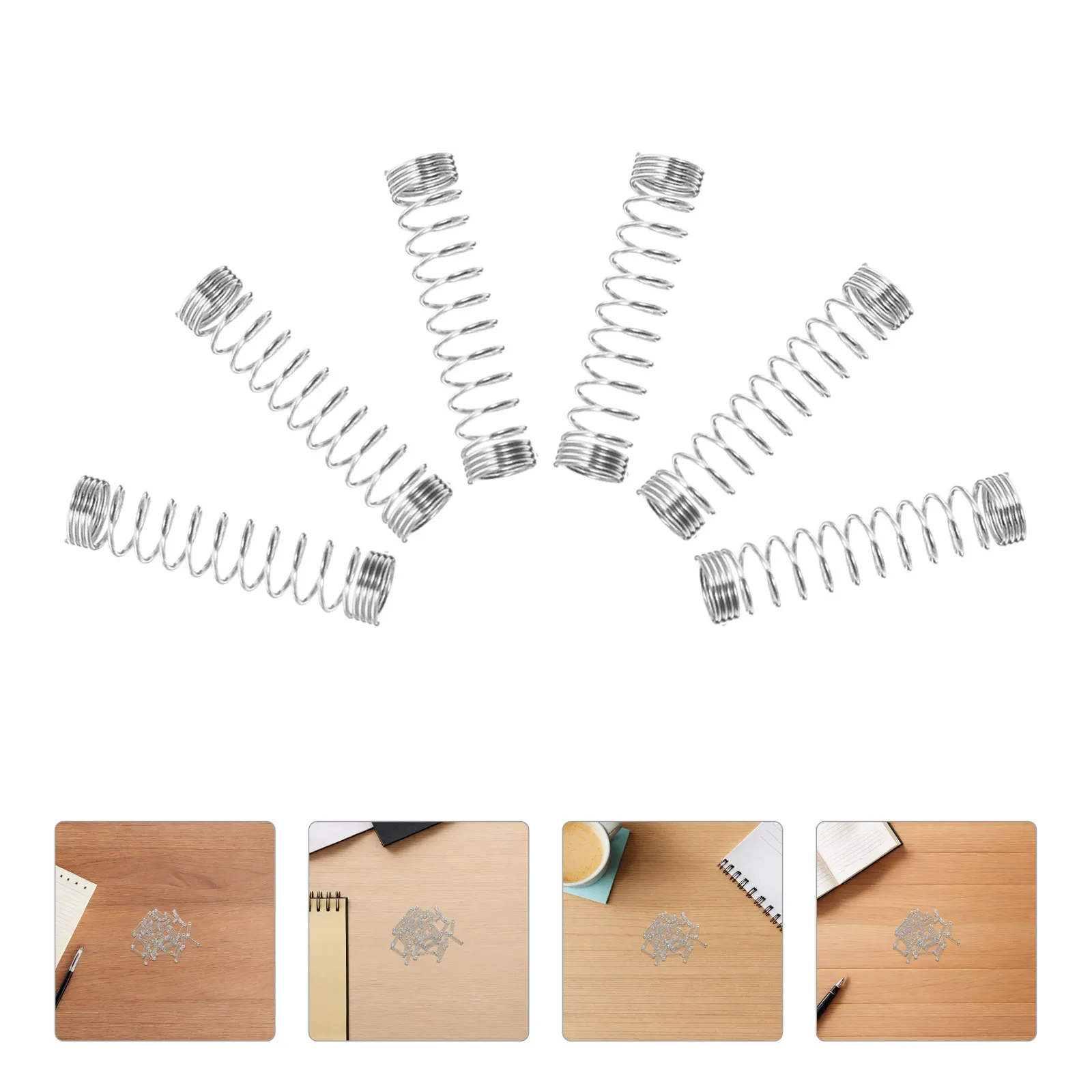 

20Pcs Stainless Steel Ballpoint Pen Compression Springs Replacement Kit for Gel Pen Refills Smooth Retraction Office School