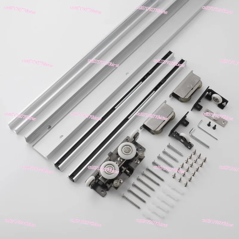 

New Trackless Ghost Door Hardware Accessories Bathroom Ghost Door Invisible Track Sliding Door Special Crane Pulley Buffer