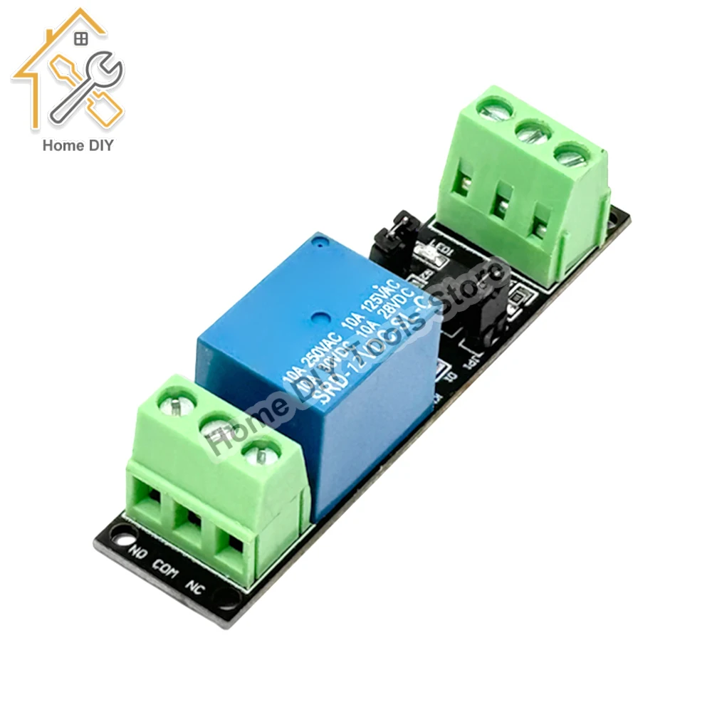 DC 3V 5V 12V 24V 1 Kanaal Hoog niveau Relais Module Optocoupler Geïsoleerde Drive Control Board voor Arduino