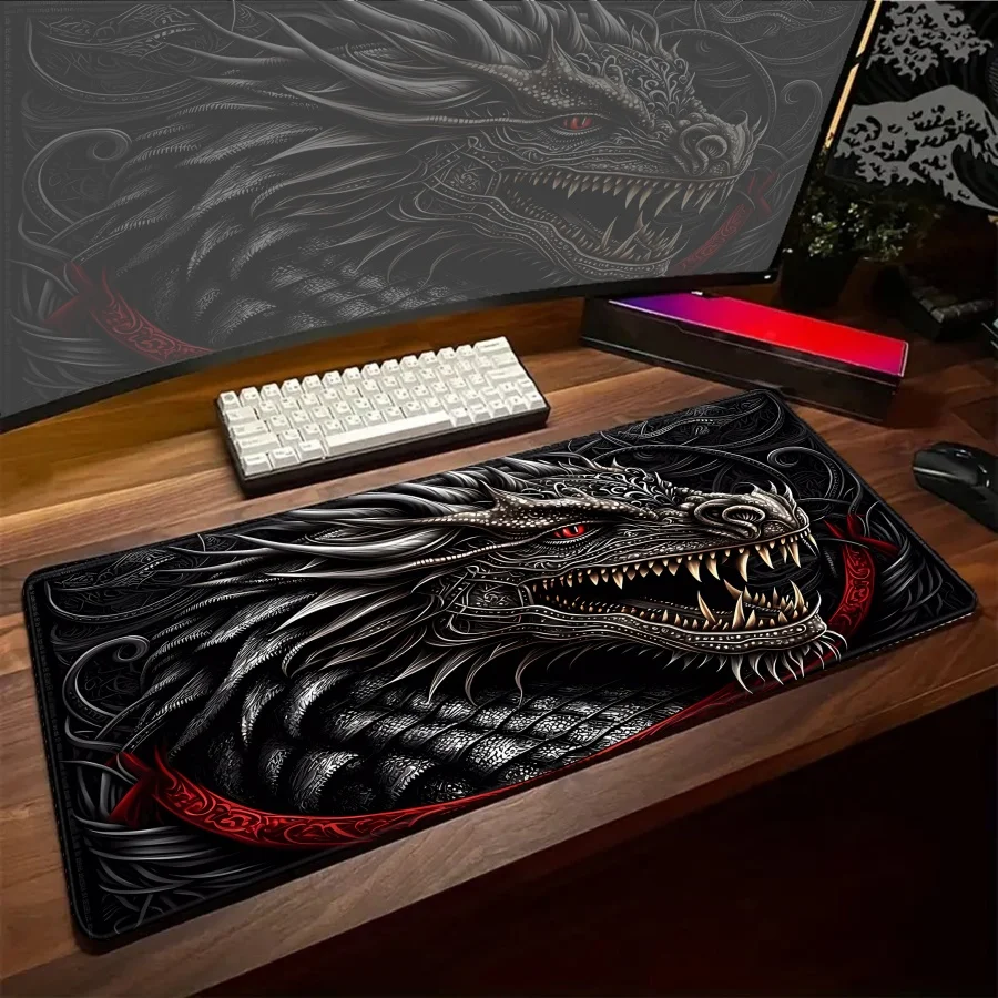 

Large Mat Cool Dragon Mouse Pad big Gamer Desk XXL Computer Table Carpets Accessories Setup PC Gaming Mopusepads