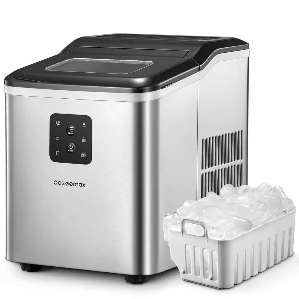 

Ice Maker Machine Countertop, Self-Cleaning, 26lb 2 Cube Sizes in 24 Hours, 9 Ice Cubes in 6 Minutes