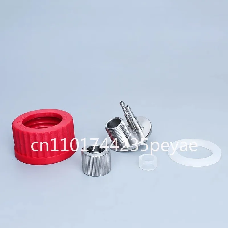 GL45 Universal Bottle CapPH Electrode Sampling Mouth for GL45 Fermenter Refill Bottle Sampling Receiver Bottle Mouth Accessories