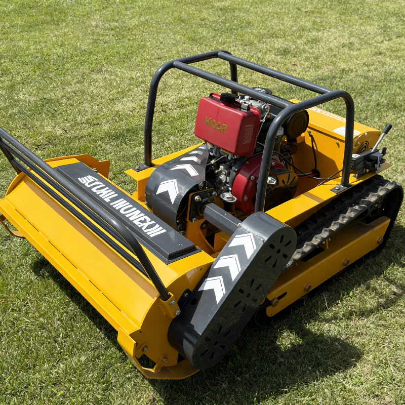 

Customized tracked dam lawn mower, multifunctional orchard, hillside, greenhouse, farm weeding and grass crushing machine