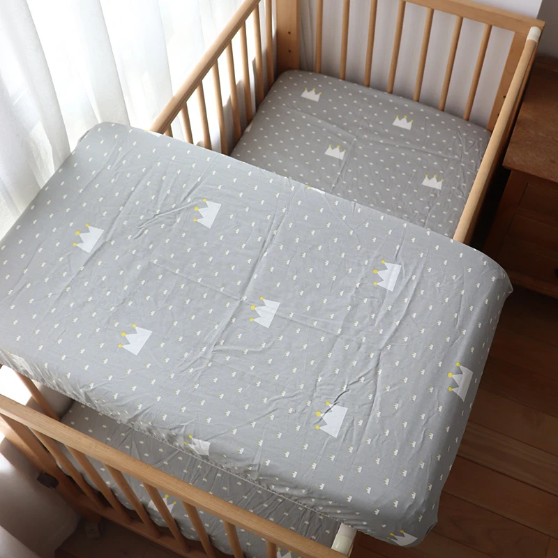82x41 cm Katoenen Baby Ingericht Wieg Laken Zacht Ademend Pasgeboren Matrashoes 32x16 inch Aankleedkussen Cover voor Jongen Meisje