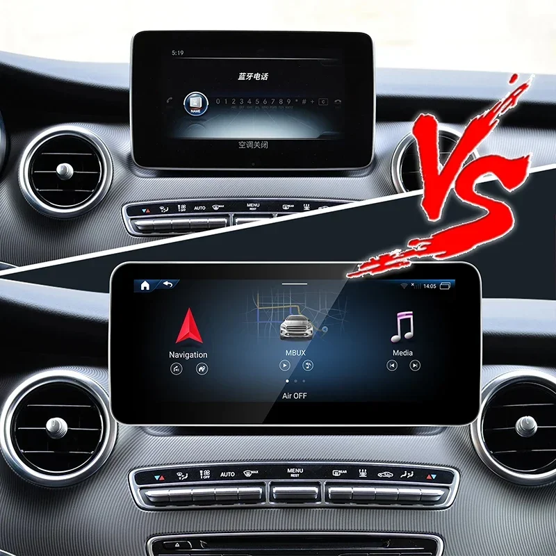 8-core android navigation wireless carplay12.25” large screen wireless android automatic Android 14 For Mercedes W205 X253 W447