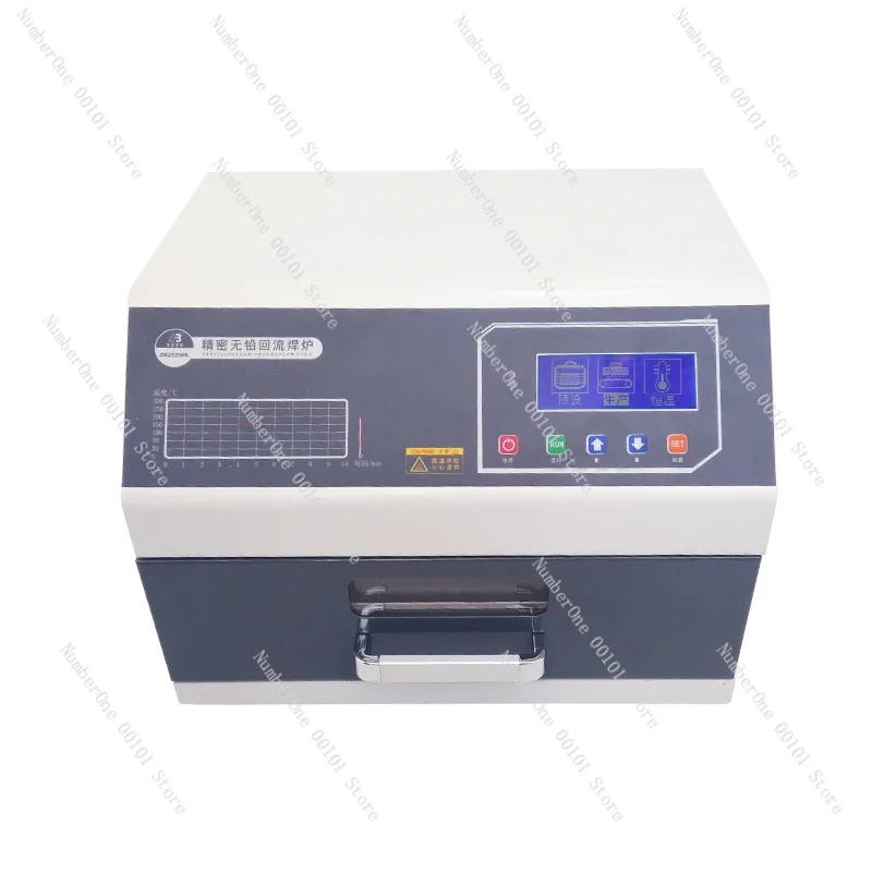 ZB2520HL 1600W Desktop Smd Reflow Oven Industrial Lead Free Hot Air Cycle Infrared Heating Solder Oven Pcb Reflow Oven Soldering