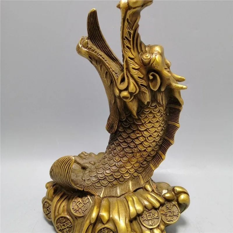 Brass Head , One of Nine Sons of the Dragon, Home Decoration, Office , Gift Ornament