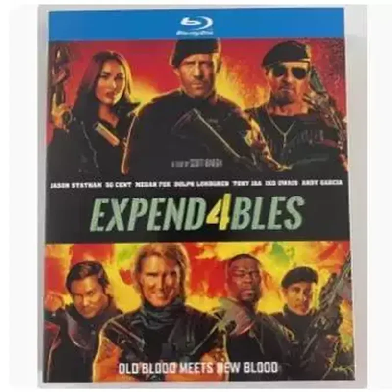 

BD Blu-ray Movie American Drama The Expendables 1234 Quartet The Expendables High Definition 4 Disc Box