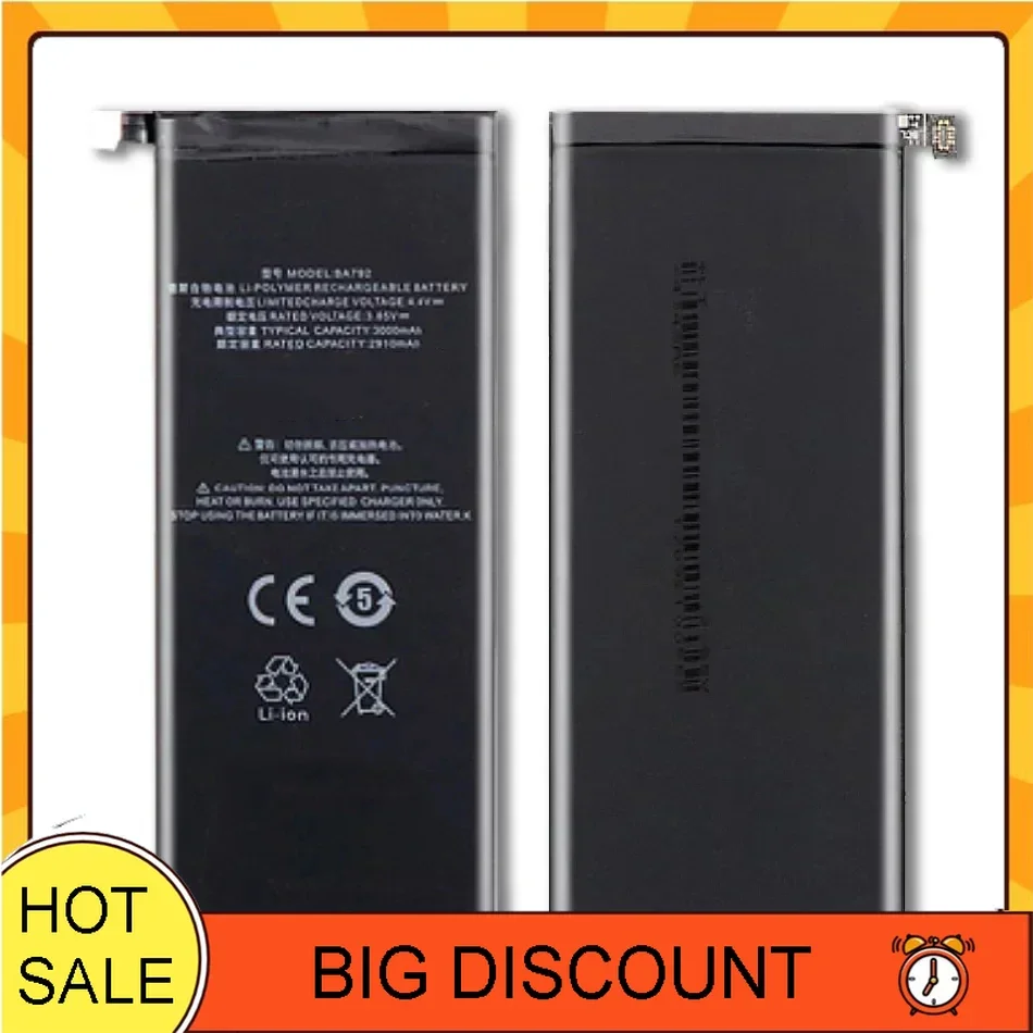 Battery For Meizu Mei zu MX4 MX5 MX6 Pro 5 6 7 Plus BT53 PRO6 Pro7 Batery BT53 BT51 BT56 BT65M BT45A BT66 BA792 BT40 BT41