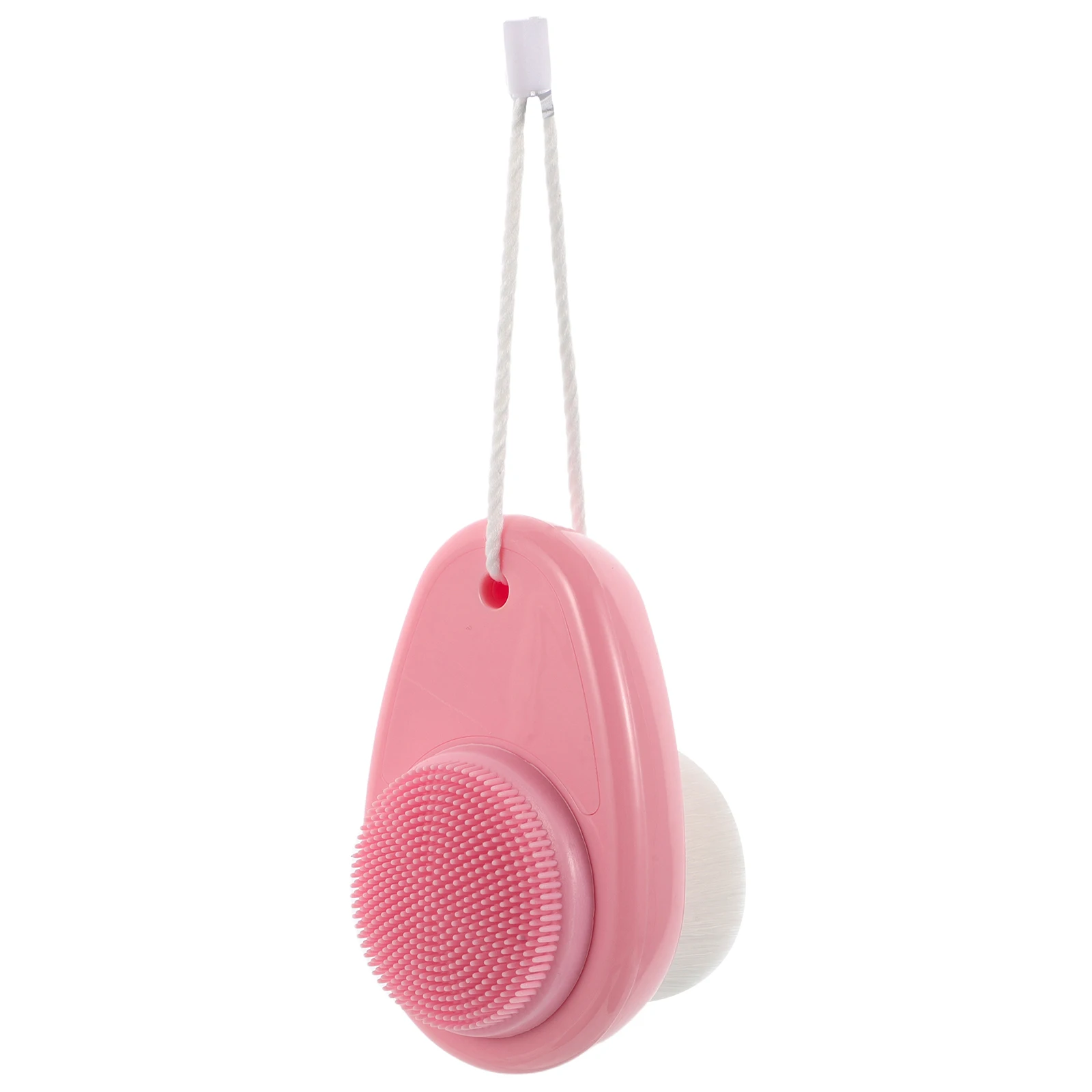 

Face Brush Dual Sided Silicone Cleansing Massage Scrubber Women Men Manual Facial Care Exfoliating Pore Cleaning Portable Travel