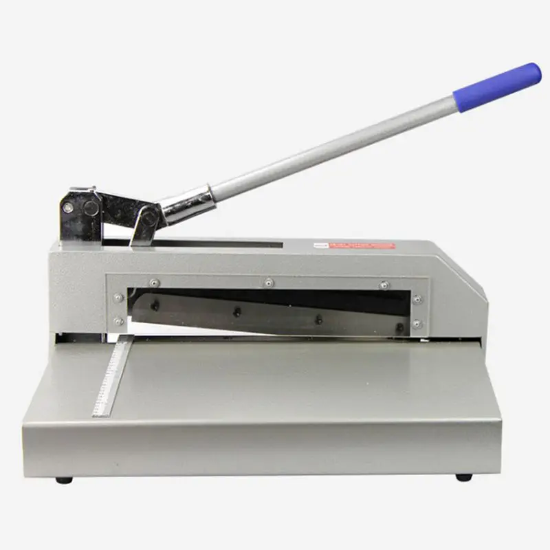 ZEQUAN A4 Manuelle Plattenschneidemaschine Aluminium-Plattenguillotine Papierschneider