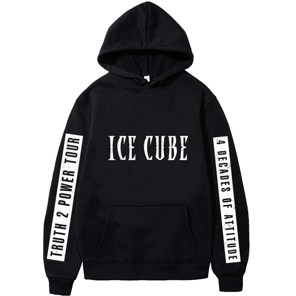 سترة بغطاء للرأس من Truth 2 Power Tour Ice Cube 2025 نفس الموقع الرسمي ملابس الجرونج عالية الجودة ملابس سوداديراس بقلنسوة #1