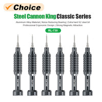 RELIFE RL-730 Aluminum Alloy Screwdriver Set for Mobile Phone Tablet Laptop Strong Magnetic LCD Screen Disassembly Tools