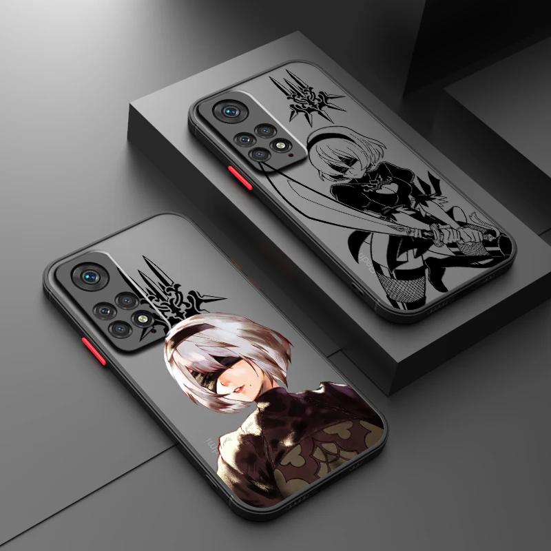 Крутая искусственная матовая полупрозрачная рамка для Redmi Note 13 12S 12T 11 11T 11E 10 10S 9 Pro Plus