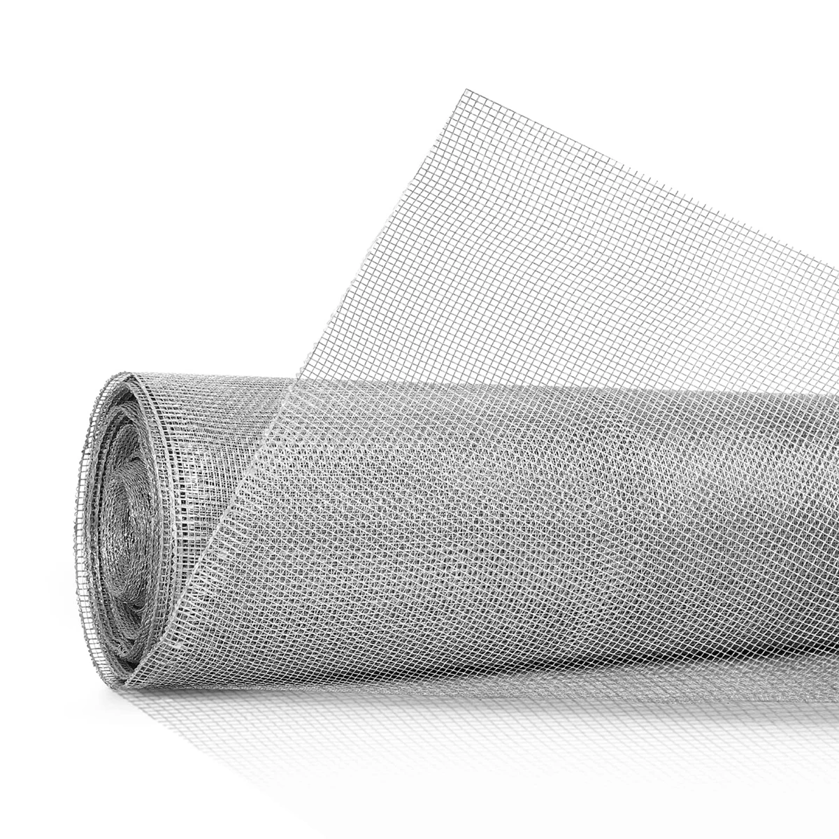 304 Stainless Steel Fine Woven Wire Mesh Roll Screen Sheet Metal Air Vent Mesh Door Window Inserts Screen Protector Net Strainer