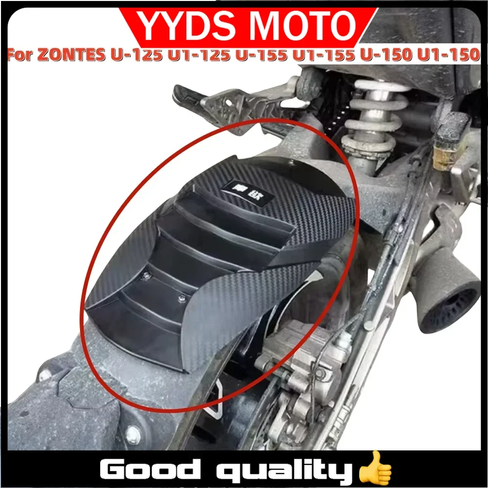 New Fit U / U1 Motorcycle Rear Fender Extender Splash Proof Extended Fenders For ZONTES U-125 U1-125 U-155 U1-155 U-150 U1-150