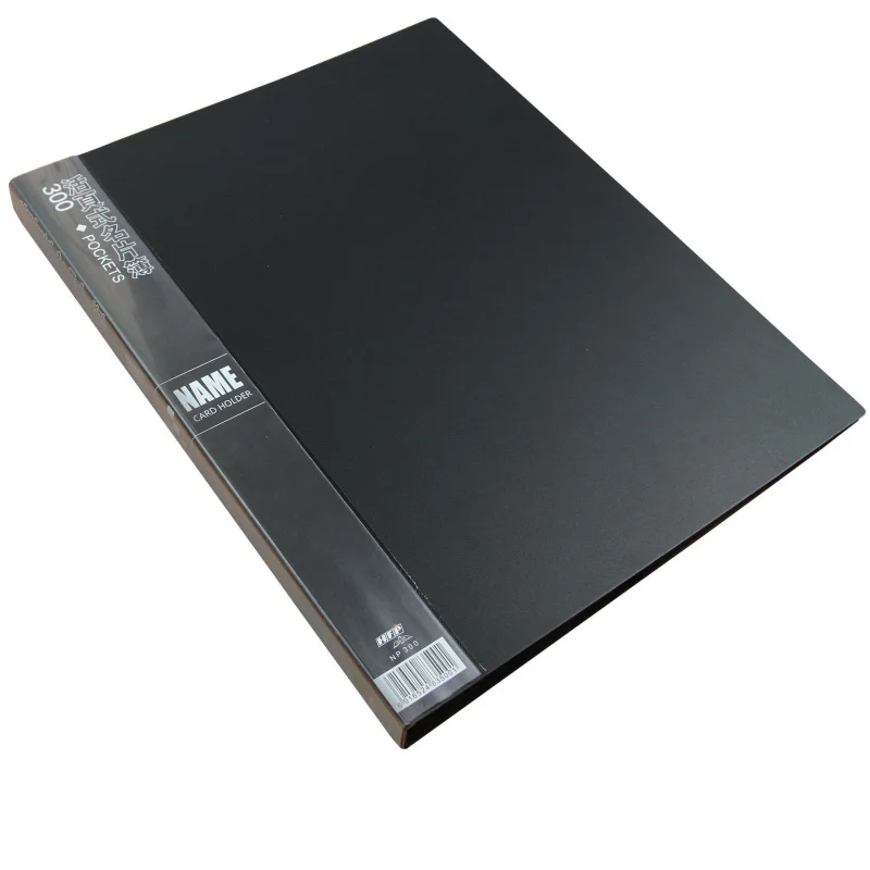 Customized Loose-leaf Transparent ID Photo Album 3inch Card Train Movie Storage Book PVC Business Card