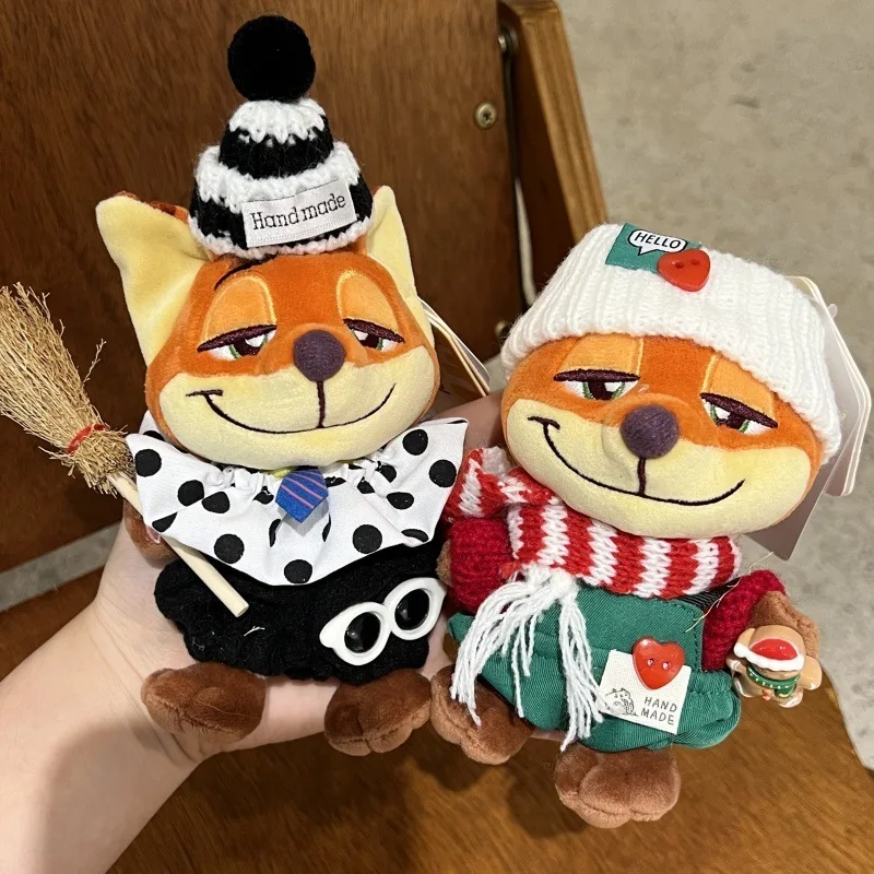 Nieuwe Zootopia Pilot Nick Fox Leuke Autotas Hanger Creatieve Decoratieve Sleutelhanger Om Vrienden Vakantiecadeaus te sturen.