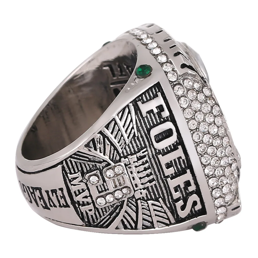 New 2017 Championship Style Ring accessories Stainless Steel Alloy rugby Fan Collectible Jewelry fans gift