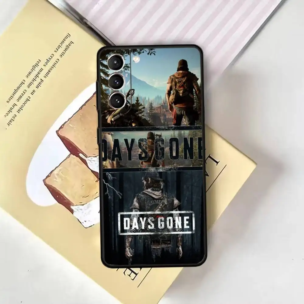 حافظة هاتف Game D-Days Gone لهاتف Samsung GalaxyA13,21s,22,31,32,52,53,71,72,73, غطاء أسود ناعم