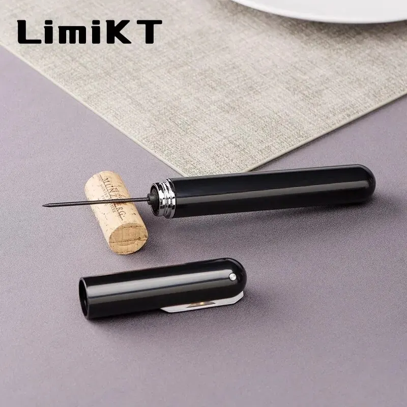 Limikt Pen-Shaped Air Pressão Abridor De Garrafas, Conveniente Abridor De Vinho Tinto