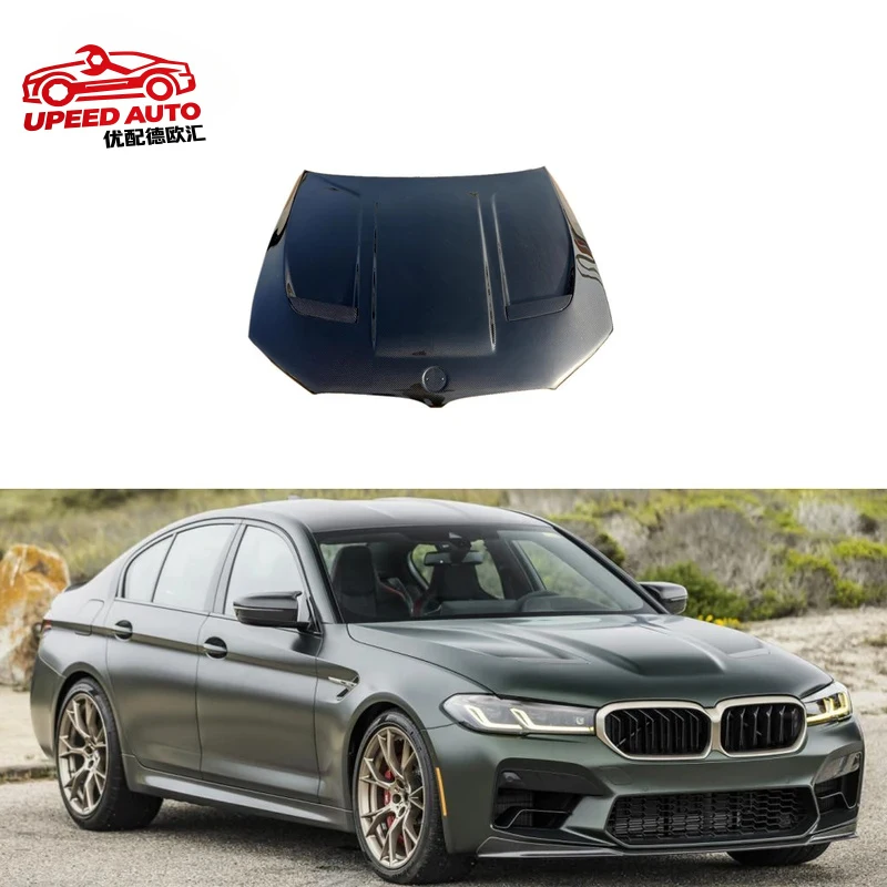 

Suitable for Dry Carbon Fiber F90 M5 Engine Hood BMW F90 M5 LCI Competition Sedan 4-Door 2018-2023 body kit