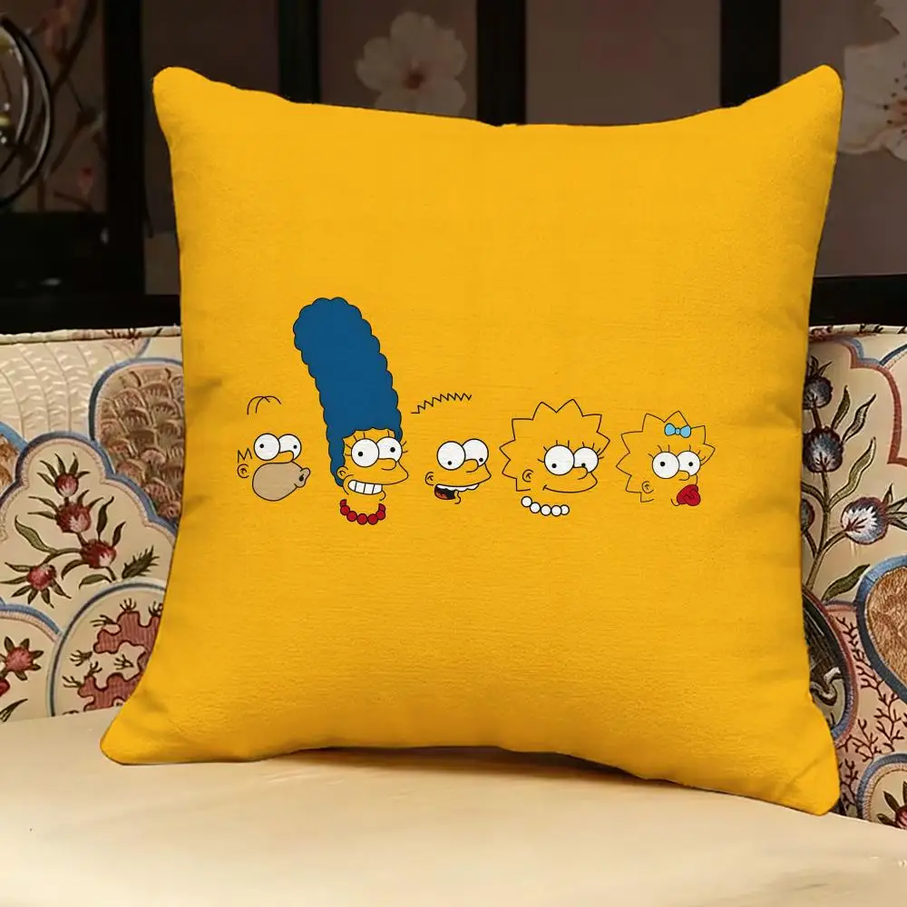 The S-Simpsons Anime-Kissenbezug, doppelseitig bedruckt, Sofakissen, Kopfteilkissen für Schlafzimmer – Detail 29