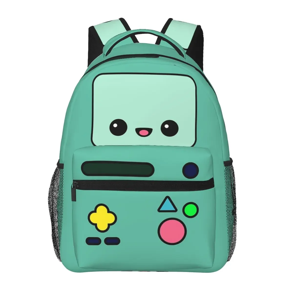 Kawaii Adventure Time BMO Backpacks Boys Girls Bookbag Students School Bags Cartoon Travel Rucksack Shoulder Bag Large Capacity