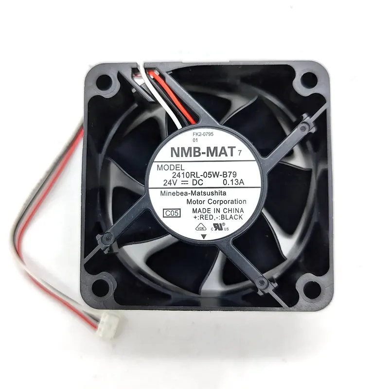 

New Original 2410RL-05W-B79 60*60*25MM DC24V 0.13A Inverter Cooling Fan