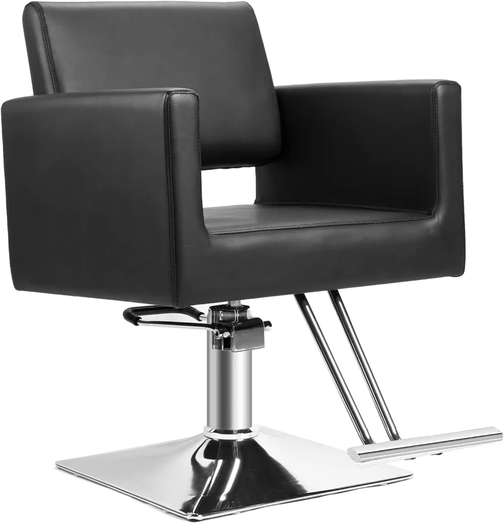 

Hairdresser Barber Salon Chair,Capacity 330 Lbs - with Heavy Duty Hydraulic Pump, 360° Swivel Adjustable Spa Beauty Equipment