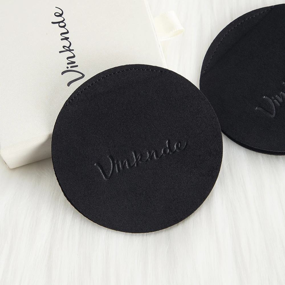 

100pcs Microfiber Gift Round Bags Jewelry Presents Necklace Christmas Wedding Favors For Guests Candy Bag Pouch Personailzed