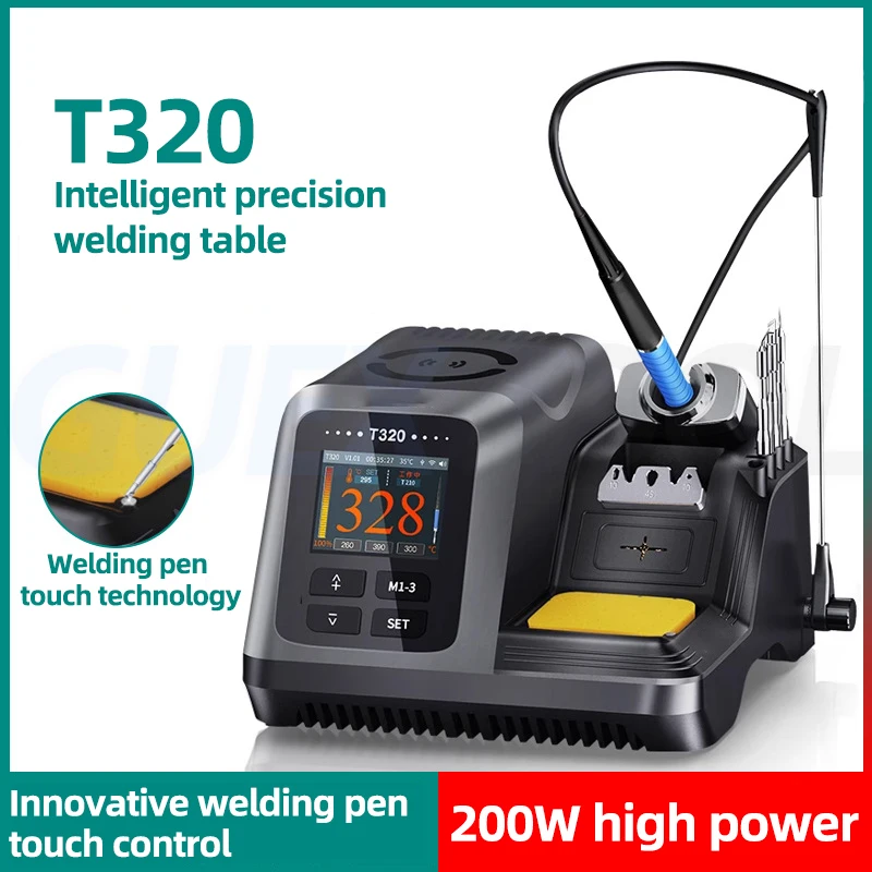 200W T320 Soldering Table Adjustable Constant Temperature Digital Display Mobile Phone Maintenance Precision Soldering Tool