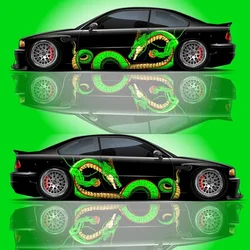 Shenron 자동차 Livery 대형 차량 그래픽 사이드 자동차 데칼 범용 크기 스티커 중국 용
