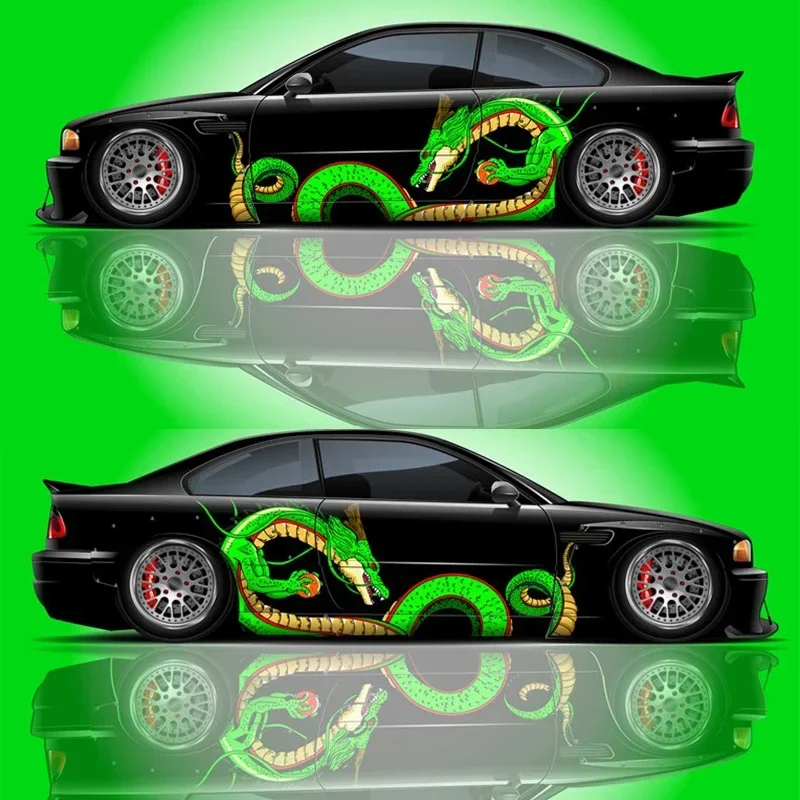 Shenron Car Livery Large Vehicle Graphics Side Car Decal Universal Size Sticker Chinese Dragon