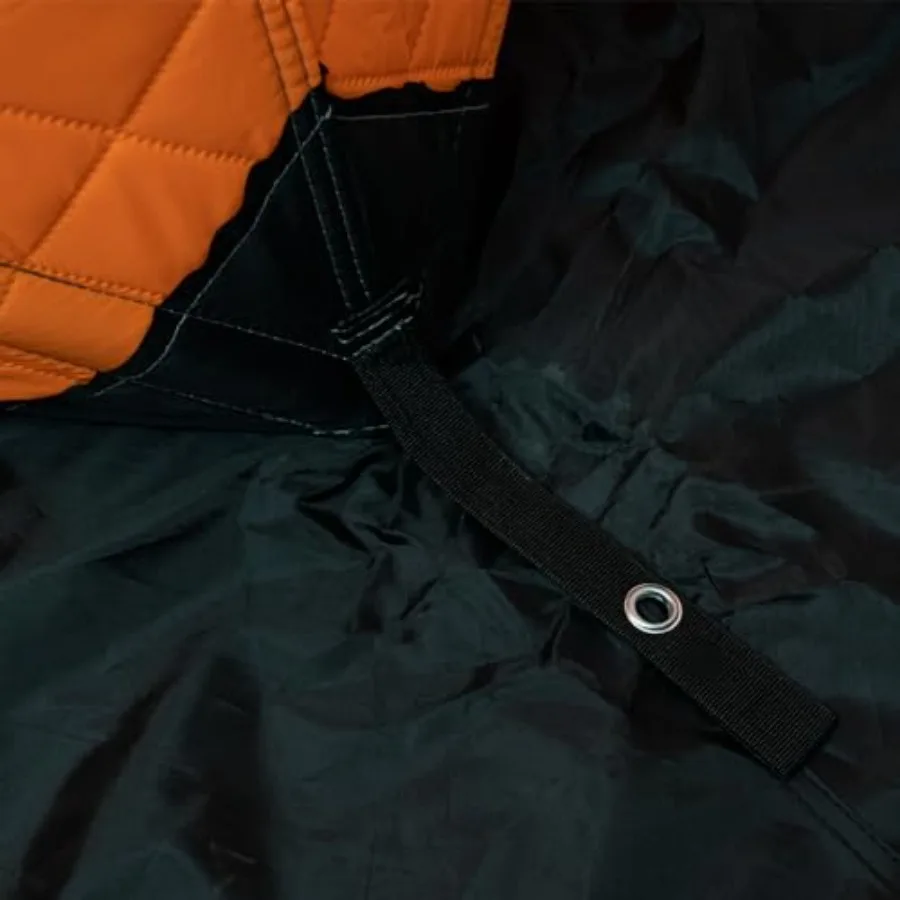 خيمة صيد الجليد المحمولة مأوى 3 أشخاص مع شرائط قماش مقاومة للرياح تحمي من الماء والرياح الباردة 35 قدم مربع عازل #6