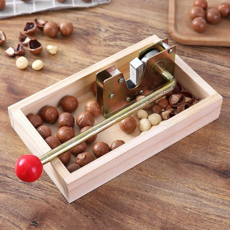 Abridor de Nueces Frescas Australiano para Macadamia, Nuez y Pecana, Herramienta de Cocina, Extractor de Semillas de Frutas, ...