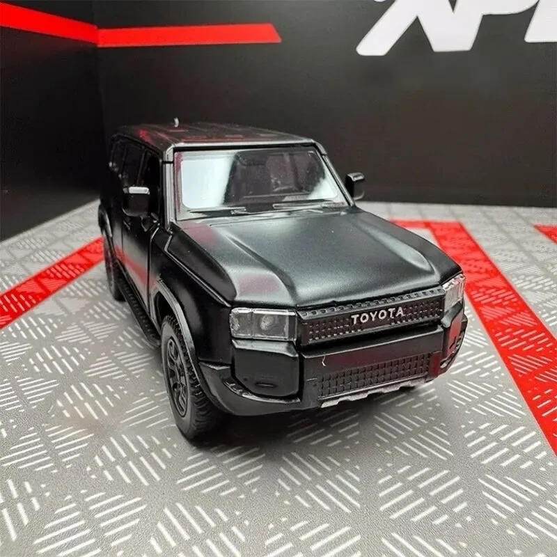 1/36 TOYOTA PRADO Land Cruiser LC250 SUV, модель автомобиля из сплава, металлические внедорожники, модель автомобиля, коллекция моделирования, детские игрушки, подарки