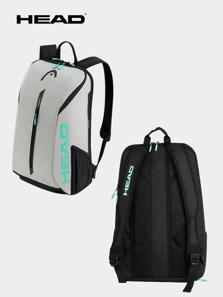 HEAD Tour Black Capacity for 2 Rackets Shoulder Tennis Sports Racket Bag Court Bag With Shoes Compartment Tennis Bag