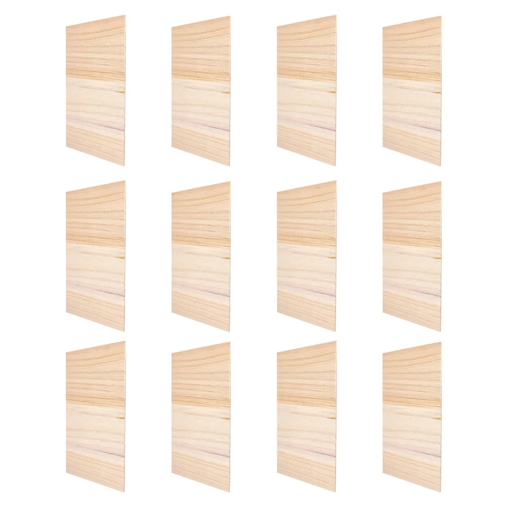 

12 Pcs 0 3cm Thick Breaking Boards for Karate Taekwondo Wood Practice Portable Martial Academy Beginner Professional