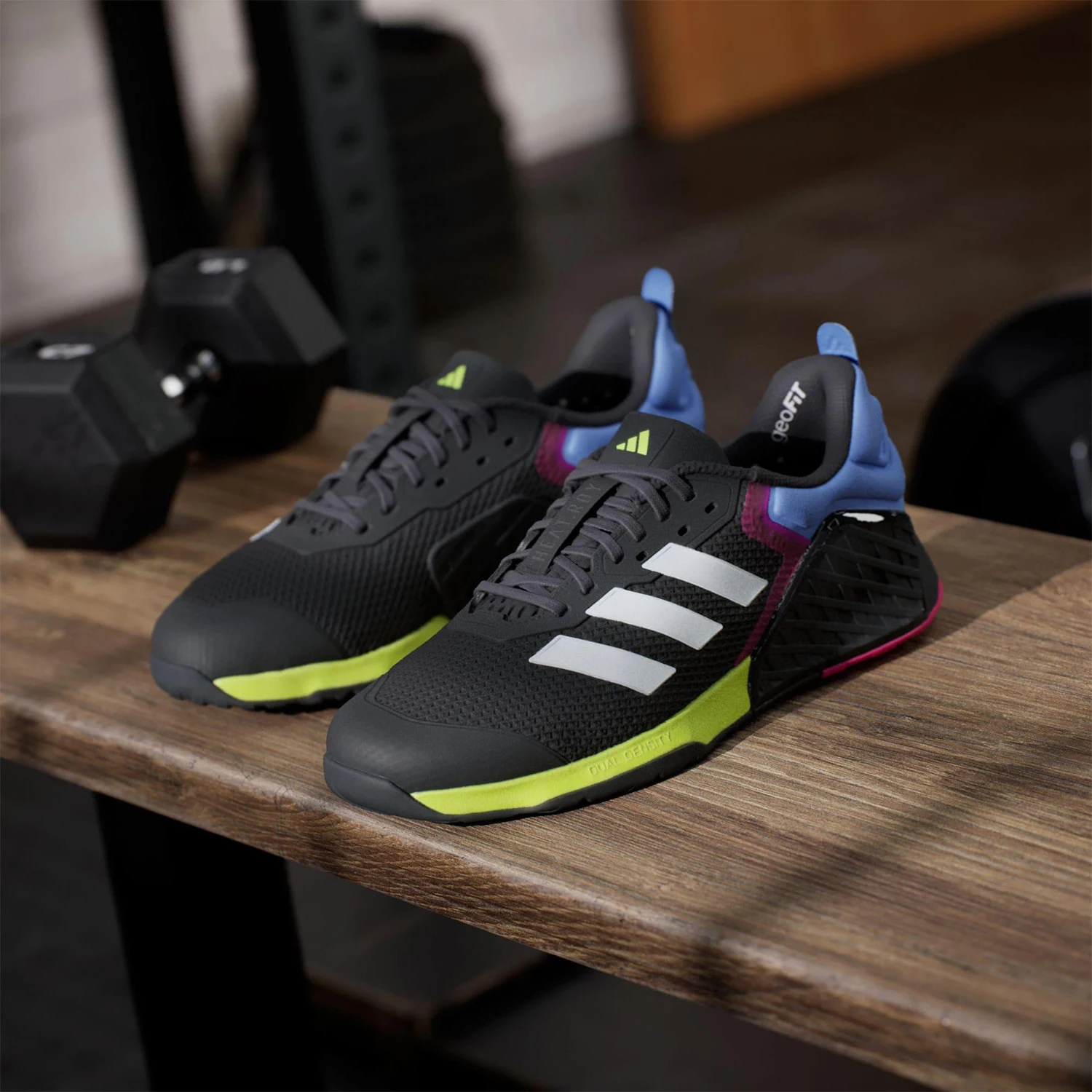 

Adidas Genuine DROPSET 3 Men's Cushioned Strength Training Shoes JR1667