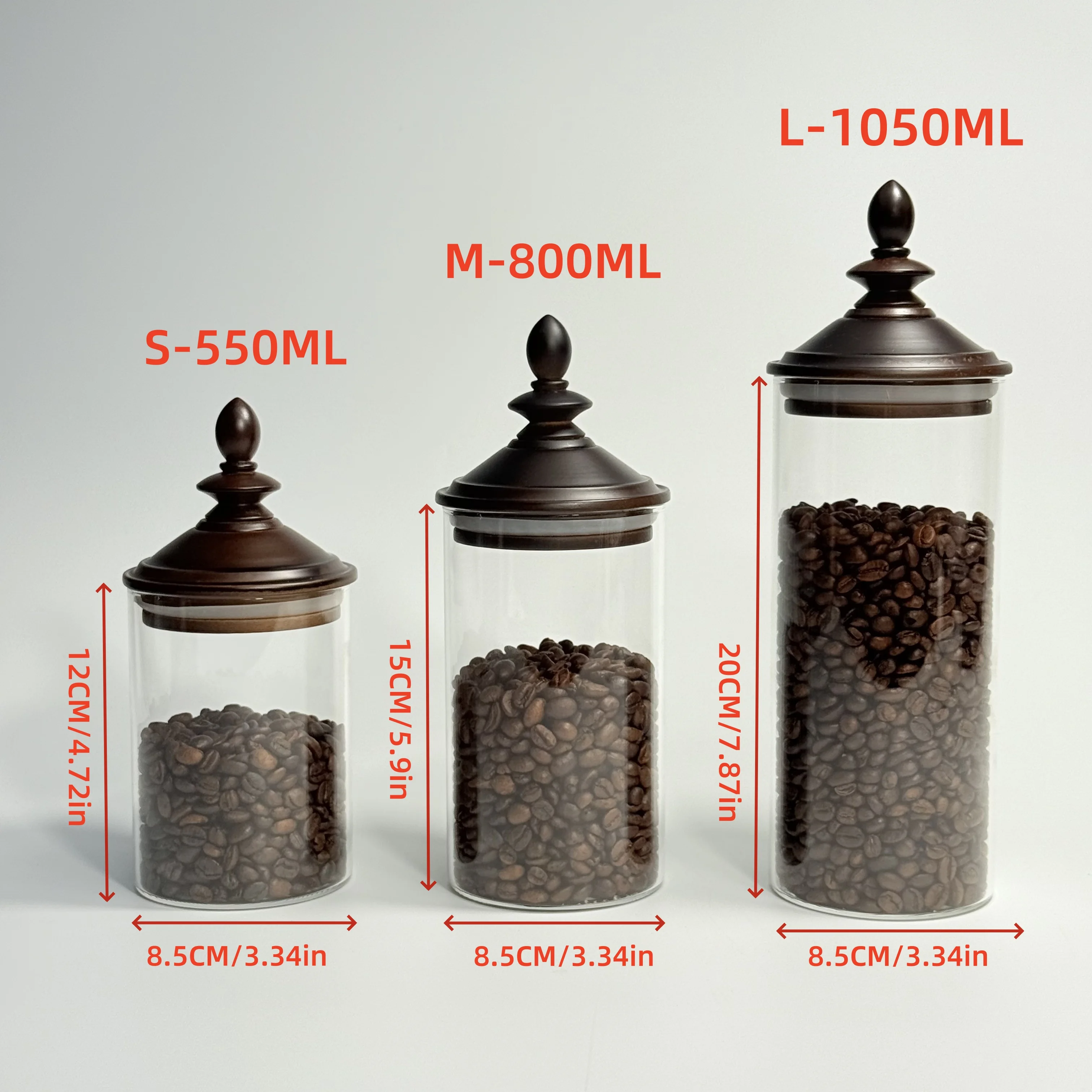 وعاء زجاجي محكم الإغلاق بتصميم - مراجعة Food Storage Jars With Wooden Lids وسعره
