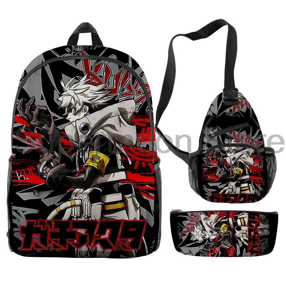 

Gachiakuta аниме манга 3 шт./компл. рюкзак сумка для женщин и мужчин рюкзак повседневный рюкзак уличные дорожные сумки Harajuku сумки